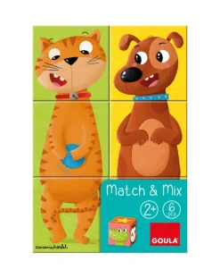 Goula Giochi Primi Mesi-6 Cubi Match & Mix -