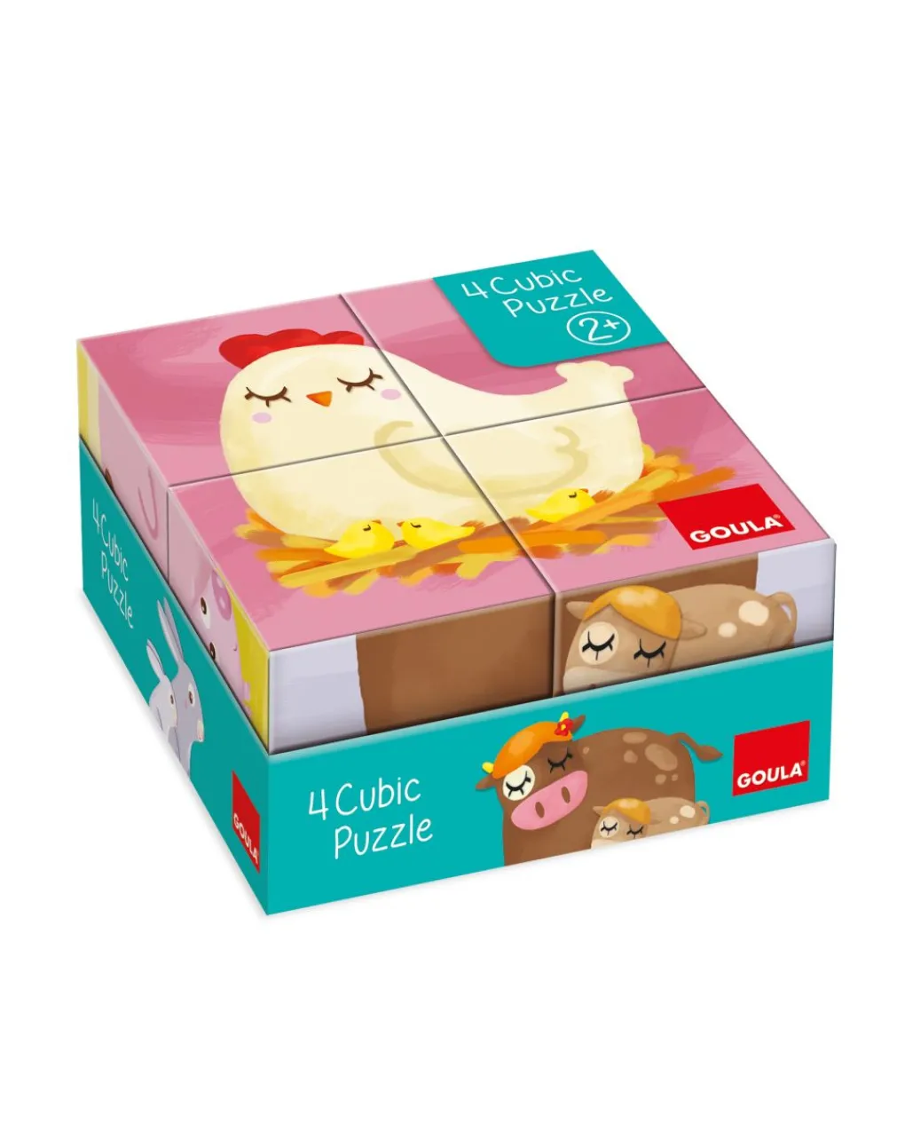Goula Giochi Primi Mesi-4 Cubic Puzzle -