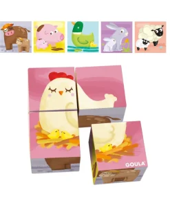 Goula Giochi Primi Mesi-4 Cubic Puzzle -