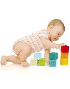 Prenatal Giochi Primi Mesi-3 In 1 Baby Soft Toys: 8 Cune + 4 Animal + 8 Ball