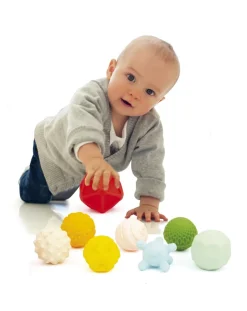 Prenatal Giochi Primi Mesi-3 In 1 Baby Soft Toys: 8 Cune + 4 Animal + 8 Ball
