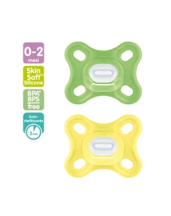 Mam Succhietti-2 Pz Succhietti Comfort 0-2M Siliconeneutro -