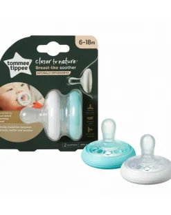 Tommee Tippee Succhietti-2 Succhi Simili Al Seno Mat6-18M
