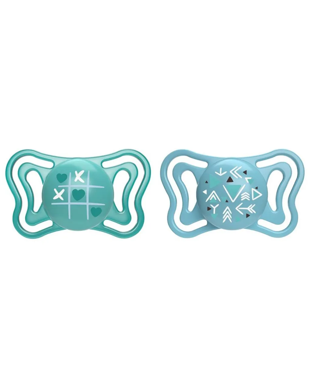 Chicco Succhietti-2 Succhietti Physio Light Blue Sil 16-36M -