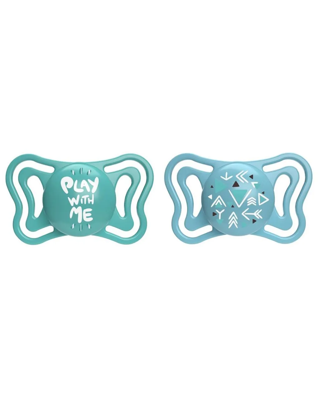 Chicco Succhietti-2 Succhietti Physio Light Blue Sil 16-36M -