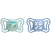 Chicco Succhietti-2 Succhietti Physio Light Silicone 6-16M Azzurro -