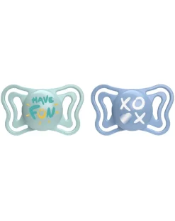 Chicco Succhietti-2 Succhietti Physio Light Silicone 6-16M Azzurro -