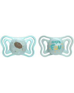 Chicco Succhietti-2 Succhietti Physio Light Silicone 6-16M Azzurro -