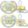 Philips Avent Succhietti-2 Succhietti Ultra Air Night 18M+ Neutro -