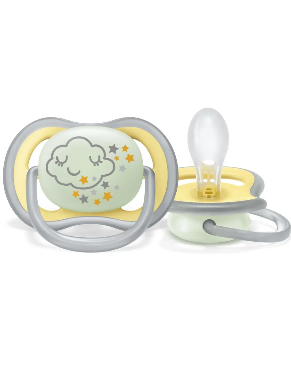 Philips Avent Succhietti-2 Succhietti Ultra Air Night 18M+ Neutro -