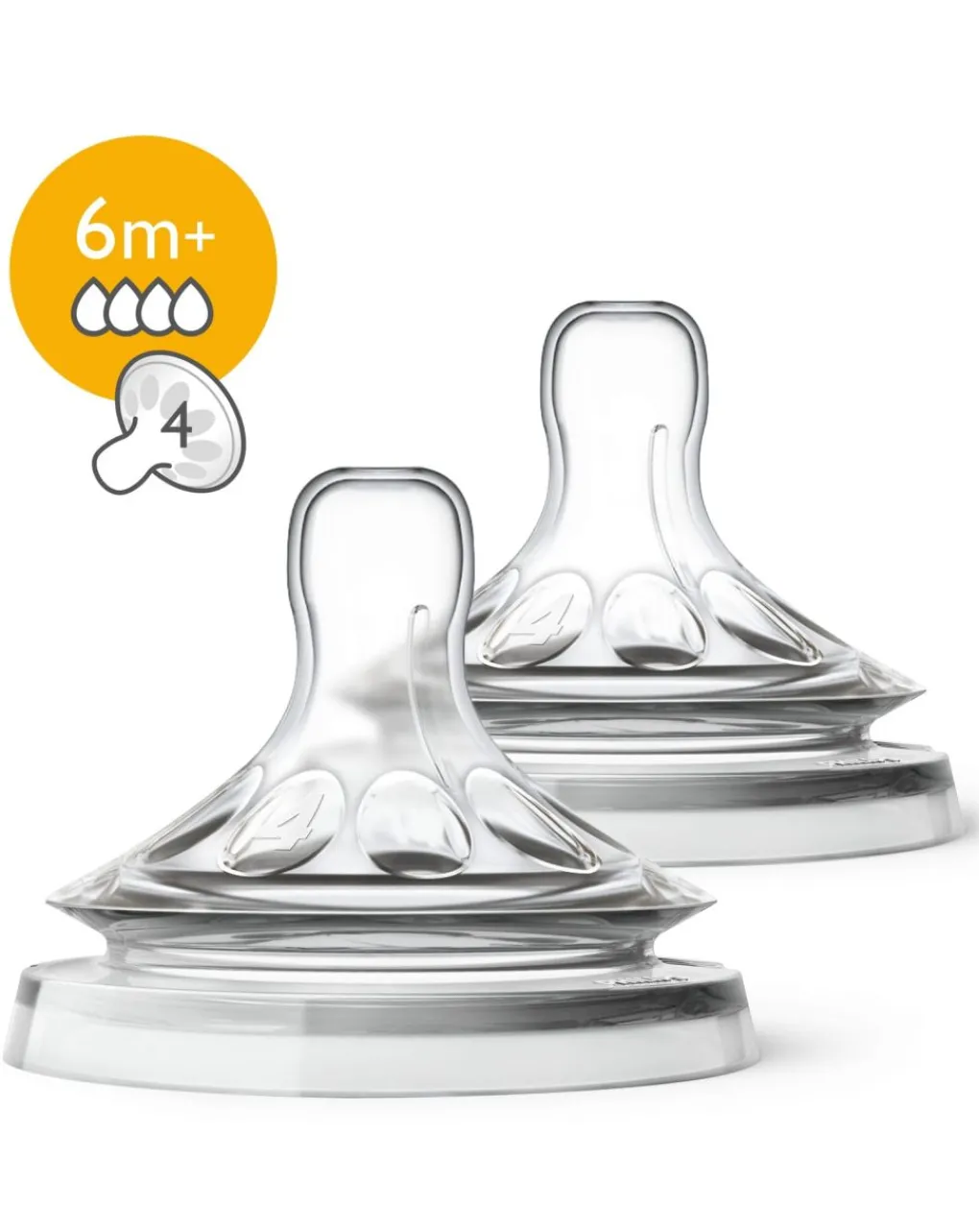 Philips Avent Tettarelle-2 Tettarelle Natural 6M+ Avent