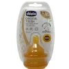 Chicco Biberon-2 Tettarelle Original Touch 6M+ Flusso Regolabile Caucciu