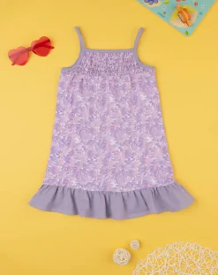 Prenatal Vestiti E Completi-Abito Bambina Jersey Viola Allover Mini Me