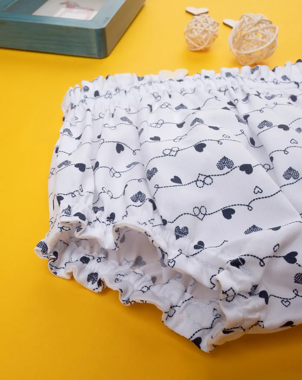 Prenatal Abiti Completi E Tutine-Abito Bimba "Cuori” Bianco/Blu