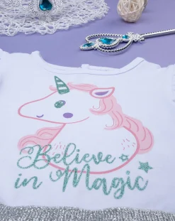 Prenatal Vestiti E Completi-Abito Bimba In Jersey Gonna Di Tulle