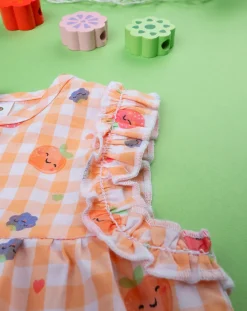Prenatal Vestiti E Completi-Abito Bimba Vichy
