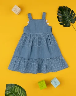 Prenatal Vestiti E Completi-Abito Chambray Bimba Denim