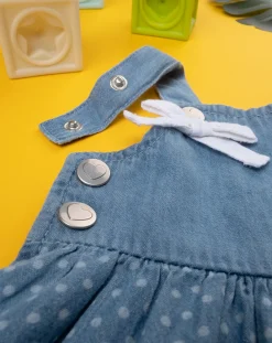Prenatal Vestiti E Completi-Abito Chambray Bimba Denim