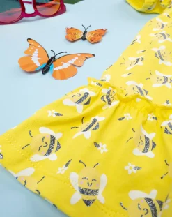 Prenatal Vestiti E Completi-Abito Estivo Bimba Mezze Maniche Fantasia Allover