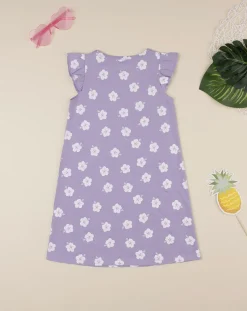 Prenatal Vestiti E Completi-Abito Jersey Bimba Viola