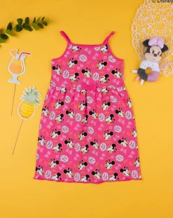 Prenatal Vestiti E Completi-Abito Mare Bimba "Minnie” Rosa