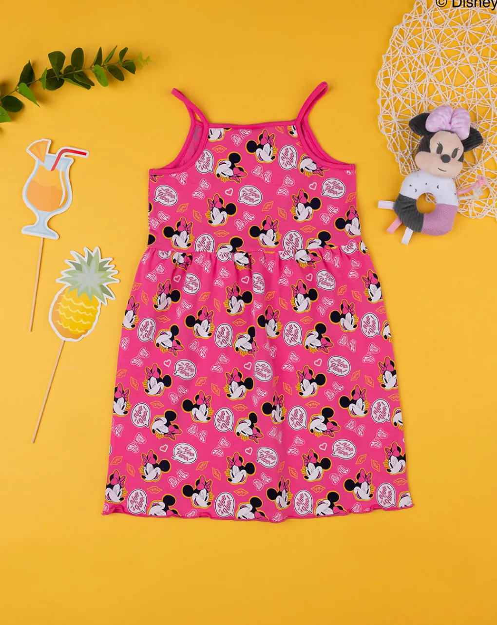 Prenatal Vestiti E Completi-Abito Mare Bimba "Minnie” Rosa
