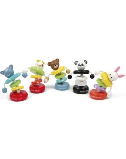 Wood'N'Play Giochi Primi Mesi-Animali Snodabili In Legno- Wood’N’Play