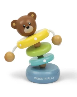 Wood'N'Play Giochi Primi Mesi-Animali Snodabili In Legno- Wood’N’Play