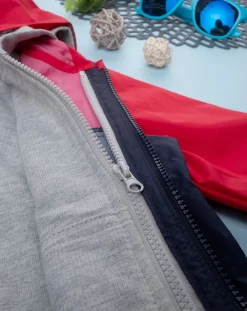 Prenatal Giubbini E Piumini-Antivento Doppio Bimbo Rosso/Blu
