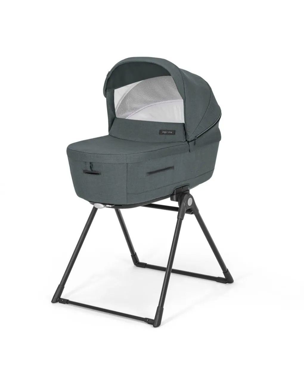 Inglesina Trio E Duo-Aptica System Quattro Colore Emerald Green Con Seggiolino Auto Cab + Telaio Litio -