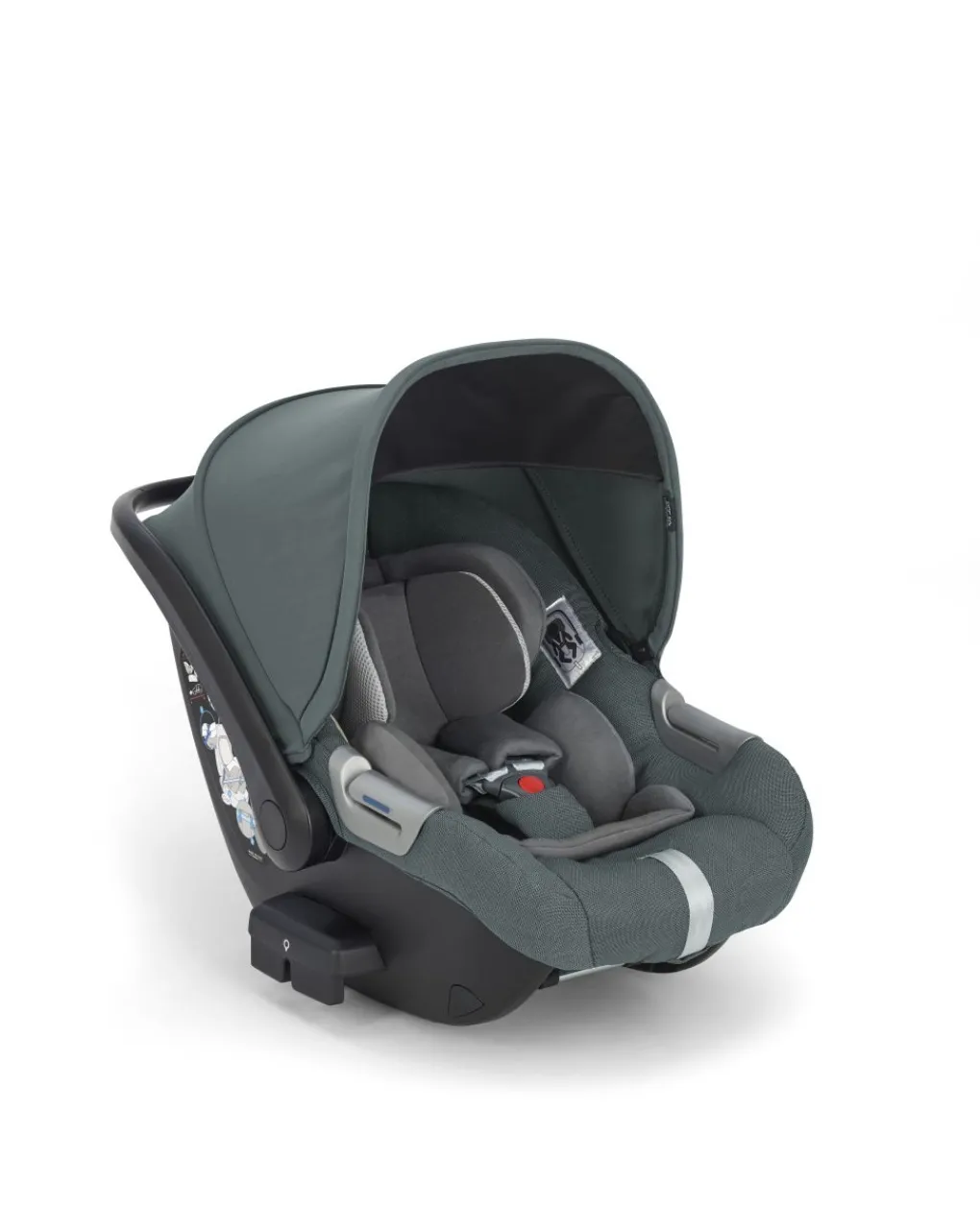 Inglesina Trio E Duo-Aptica System Quattro Colore Emerald Green Con Seggiolino Auto Cab + Telaio Litio -