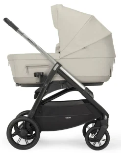 Inglesina Trio E Duo-Aptica System Quattro Colore Cashmere Beige Con Telaio Nero E Seggiolino Auto Cab