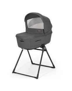 Inglesina Trio E Duo-Aptica System Quattro Colore Velvet Grey Con Seggiolino Auto Cab + Telaio Palladio -
