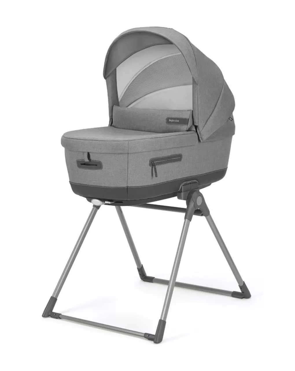 Inglesina Trio E Duo-Aptica System Quattro Colore Kensington Grey Con Telaio Grafite E Seggiolino Auto Cab