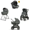 Inglesina Trio E Duo-Aptica Xt System Quattro Con Seggiolino Darwin E Telaio - Colore Taiga Green -