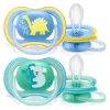 Philips Avent Succhietti-Avent 2 Succhietti Ultra Air - 18M+ Dinosauro/Koala