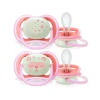 Philips Avent Succhietti-Avent 2 Succhietti Ultra Air Night 6-19M Rosa