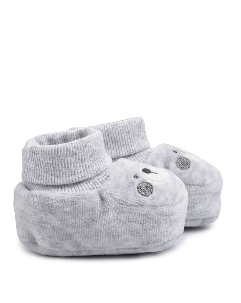 Prenatal Scarpine E Calze-Babbucce In Ciniglia Con Orso