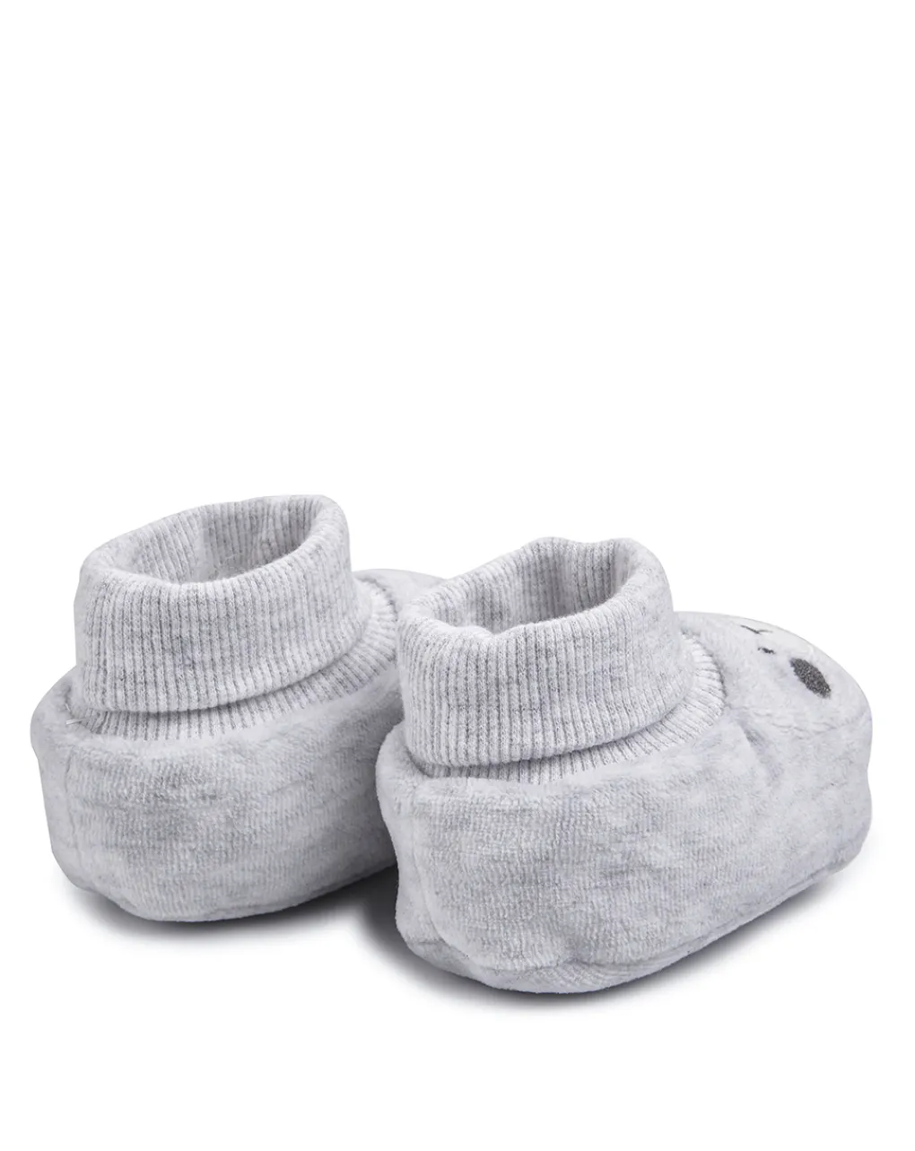 Prenatal Scarpine E Calze-Babbucce In Ciniglia Con Orso