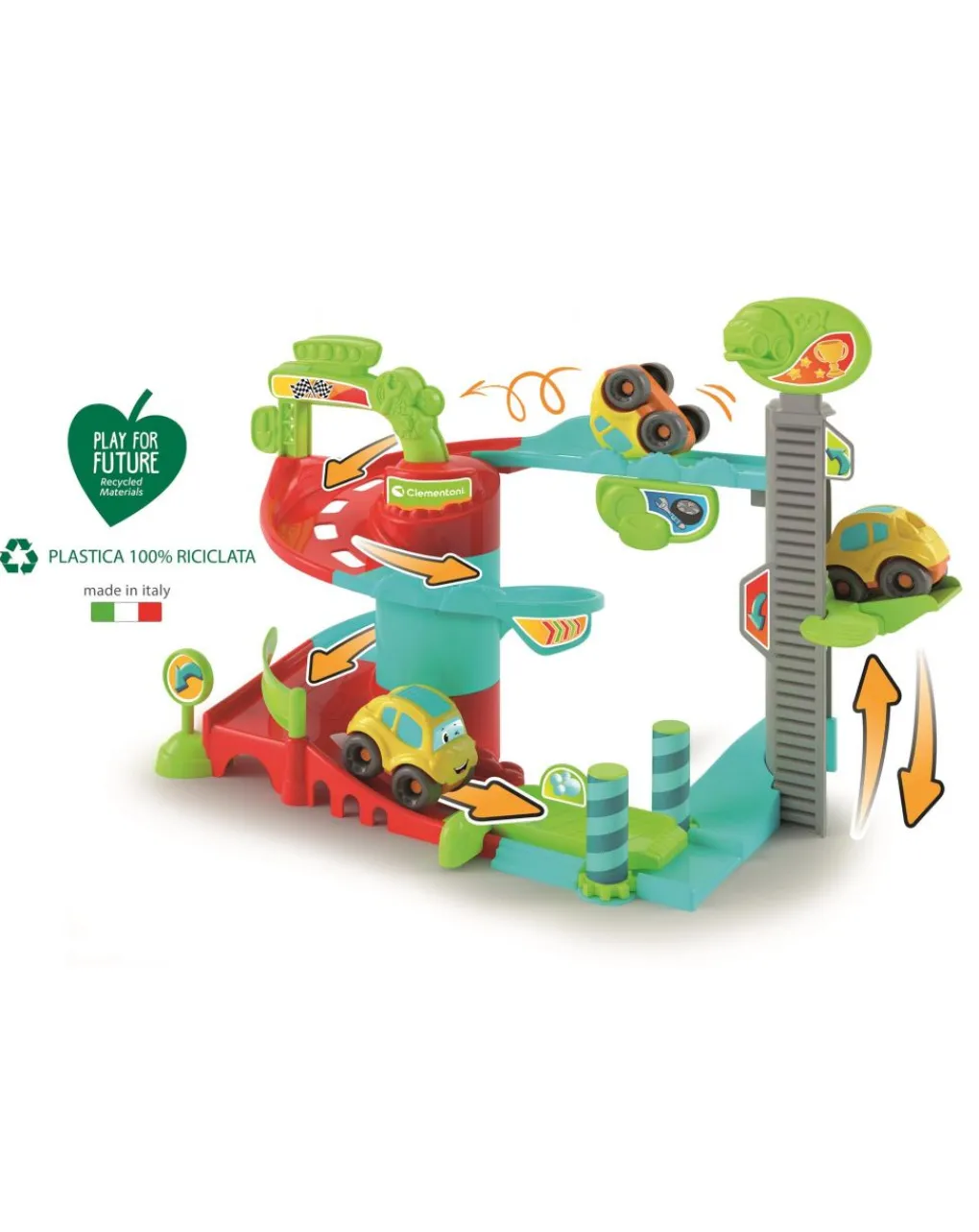 Clementoni Giochi Interattivi E Prescolari-Baby - Fun Garage - Baby Track