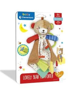 Baby Clementoni Giochi Primi Mesi-- Lovely Bear Comforter Doudou