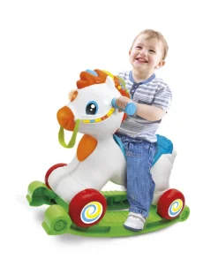 Baby Clementoni Giochi Primi Mesi-- Martino Il Cavallinocavalcabile E Primi Passi