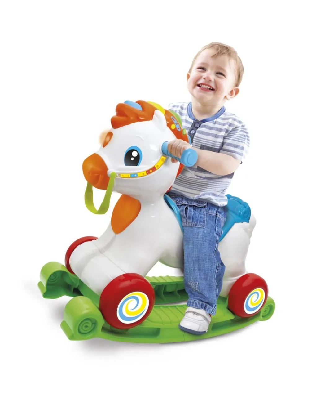 Baby Clementoni Giochi Primi Mesi-- Martino Il Cavallinocavalcabile E Primi Passi