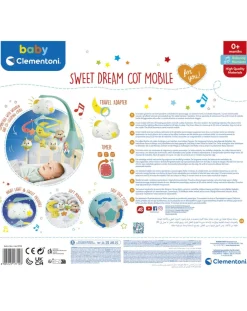 Baby Clementoni Giochi Primi Mesi-- Sweet And Dream Cot Mobilegiostrina Culla O Lettino
