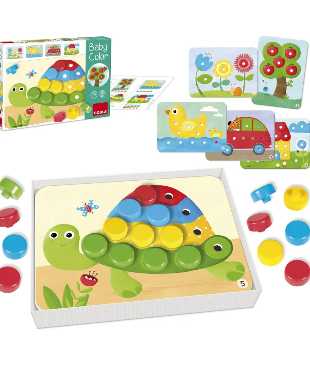Goula Giochi Primi Mesi-Baby Color 20 Pezzi -
