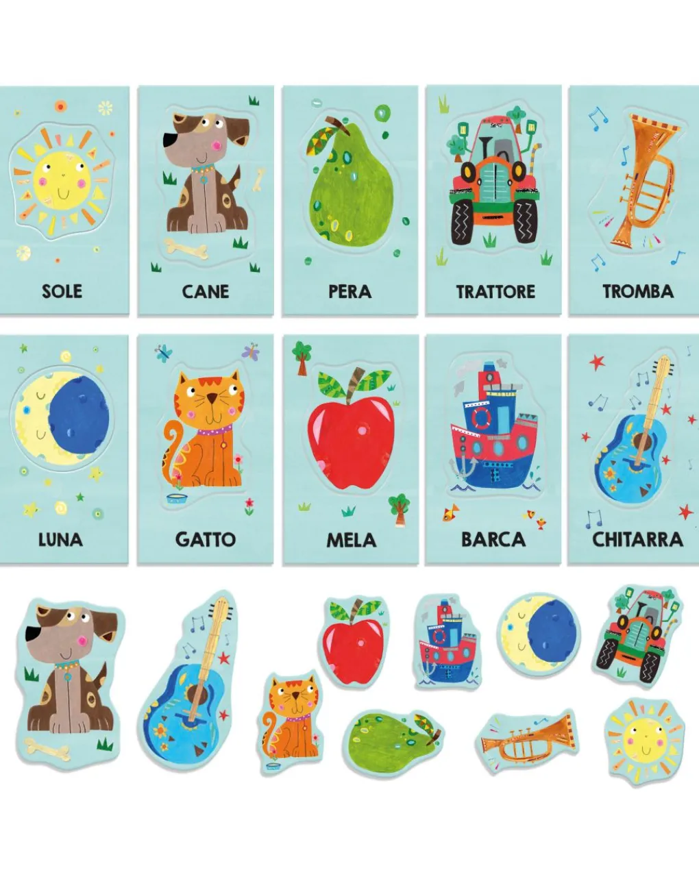 Headu Giochi Didattici-Baby Flashcards Montessori. Ascolta E Pronuncia Le Prime Parole! 1/3 Anni -