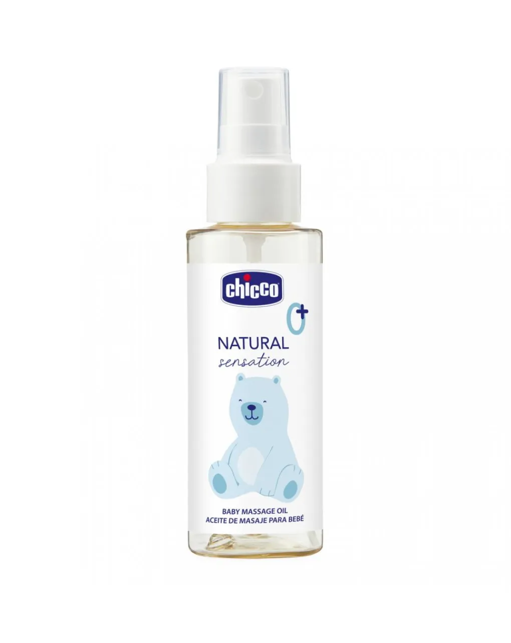 Chicco Creme Olii E Burrocacao-Baby Olio Massaggio Natural Sensation 100Ml -