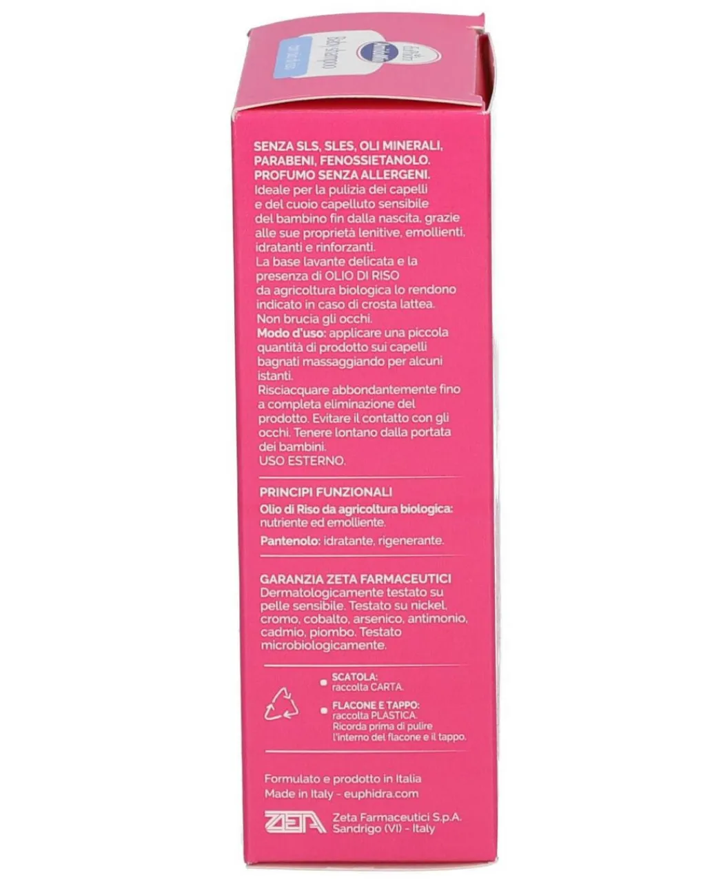 Euphidra Saponi E Bagnoschiuma-Baby Shampoo 200Ml - Amidomio