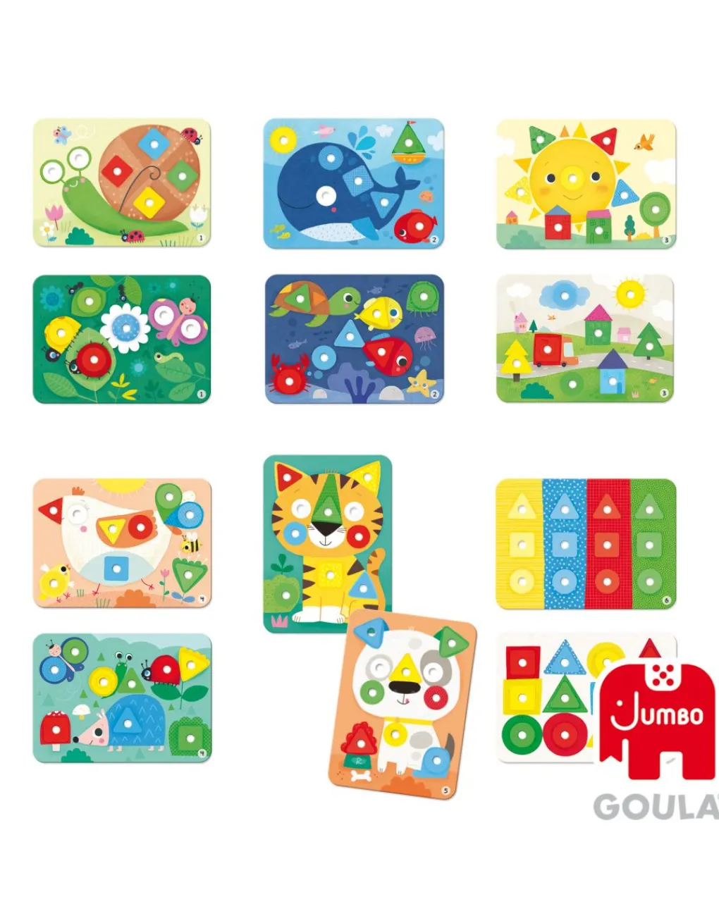 Goula Giochi Didattici-Baby Shapes Forme Bebe -