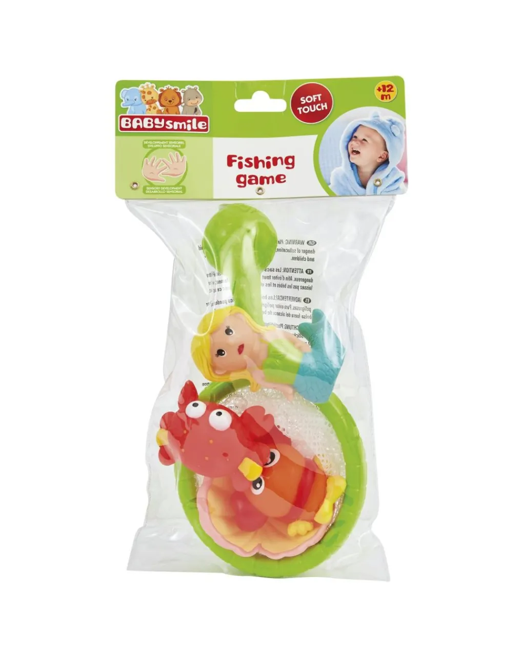 Baby Smile Giochi Primi Mesi-- Retino Pesca Pesci